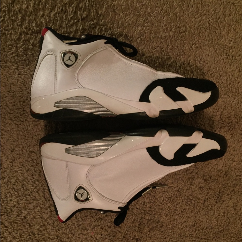 Authentic retro Jordan 14s Black Toe